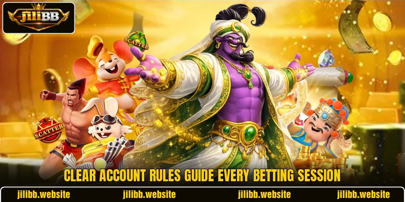 Clear account rules guide every betting session