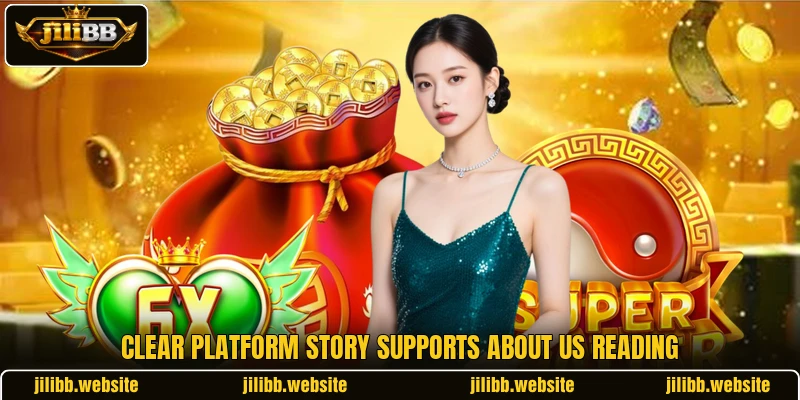 Clear platform story supports about us reading Clear platform story supports about us reading