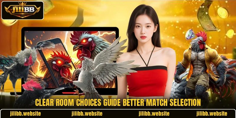 Clear room choices guide better match selection