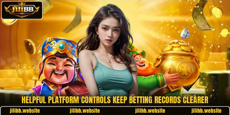 Helpful platform controls keep betting records clearer