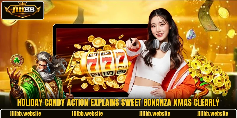 Holiday candy action explains Sweet Bonanza Xmas clearly
