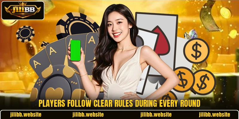 Players follow clear rules during every round Players follow clear rules during every round
