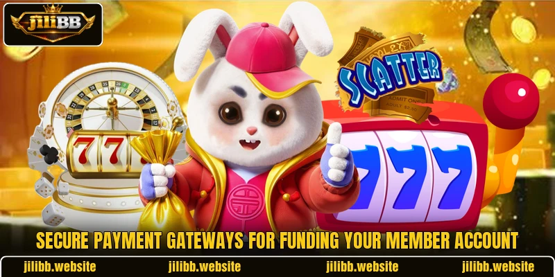Secure payment gateways for funding your member account