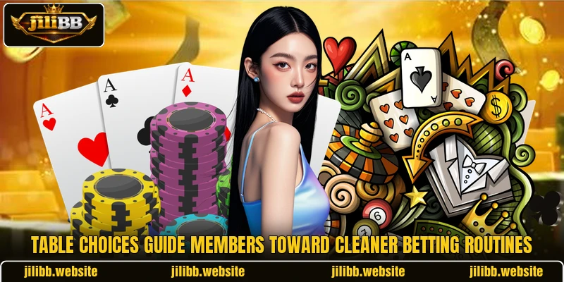 Table choices guide members toward cleaner betting routines Table choices guide members toward cleaner betting routines